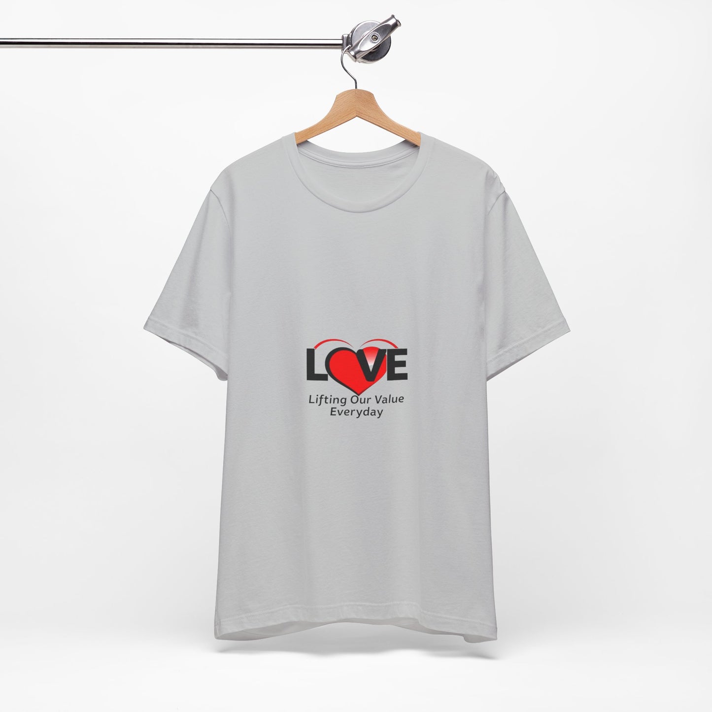 Love Value Unisex Jersey Tee - Inspirational Everyday Wear
