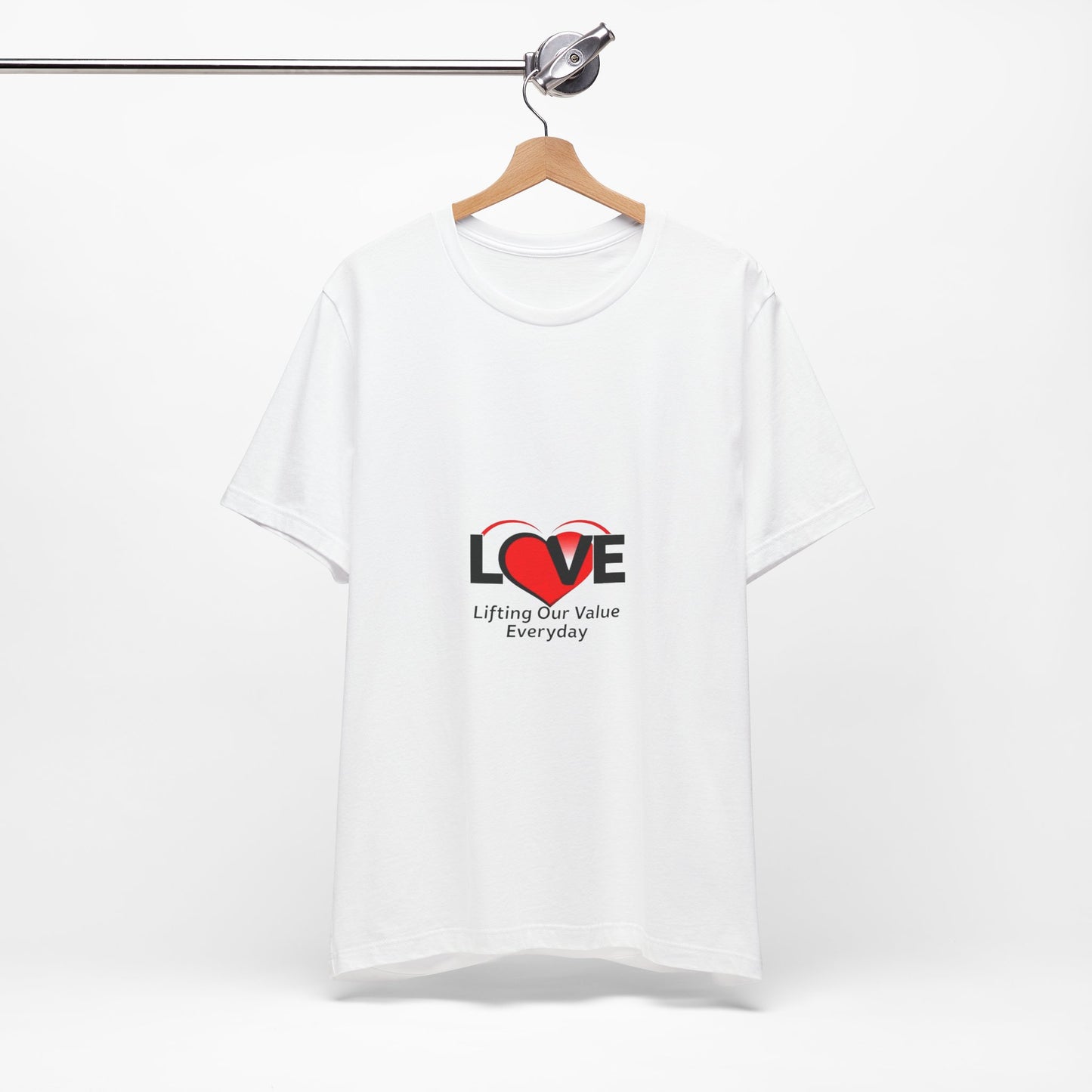 Love Value Unisex Jersey Tee - Inspirational Everyday Wear