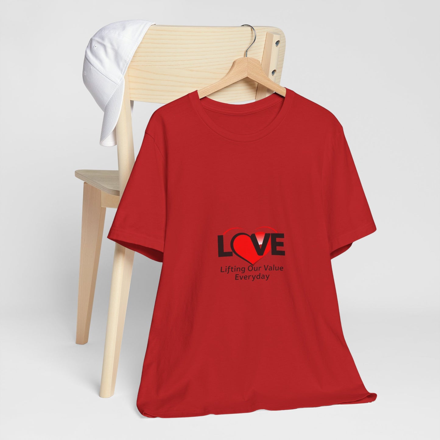 Love Value Unisex Jersey Tee - Inspirational Everyday Wear