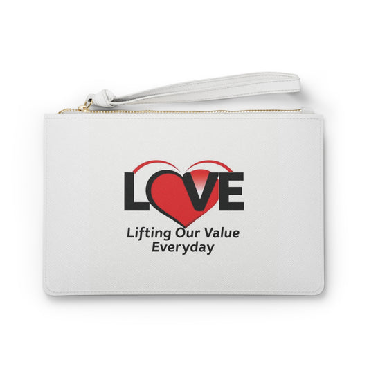 Inspirational Love Clutch Bag - Perfect for Faith-Based Occasions