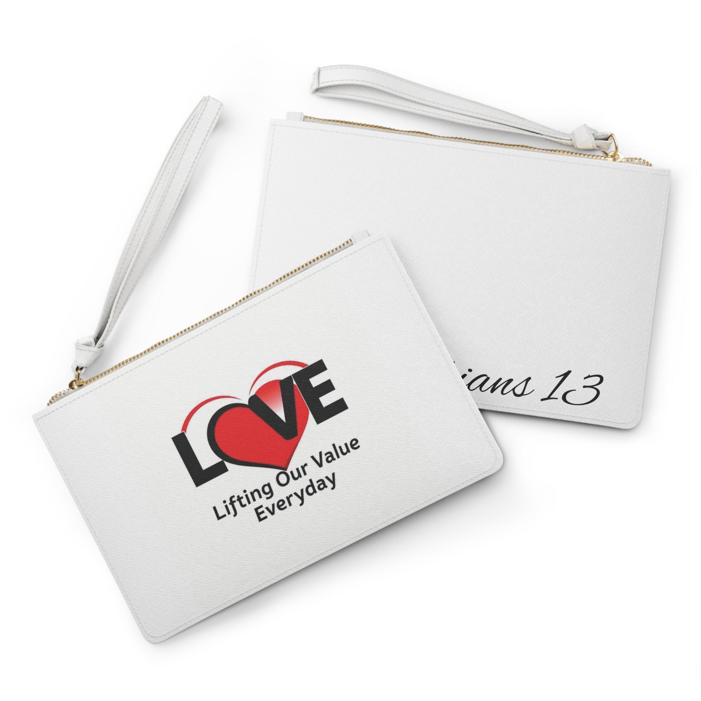 Inspirational Love Clutch Bag - Perfect for Faith-Based Occasions