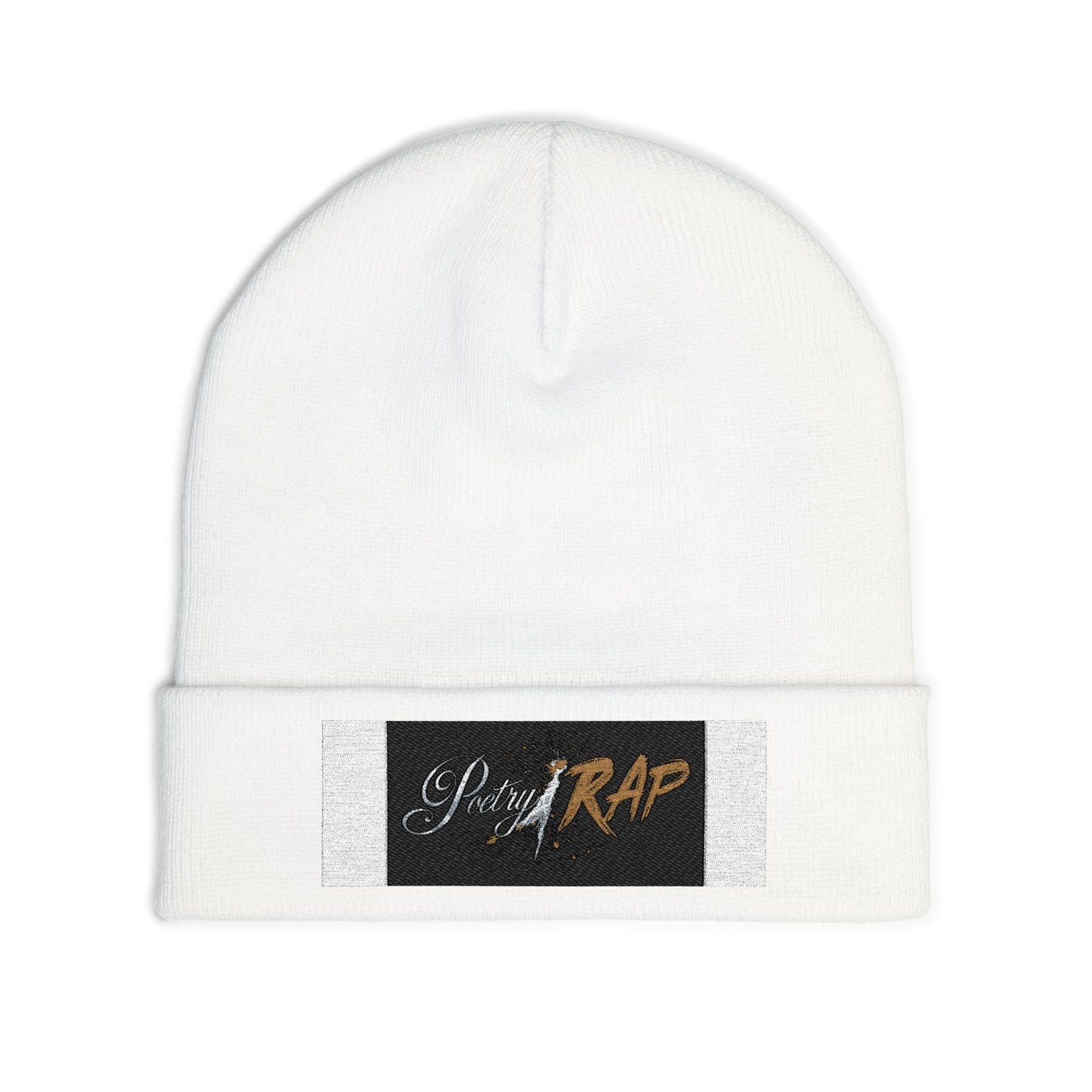 Beanie Hat - New Poetry Rap Embroidered Knit Beanie for Cold Weather Style
