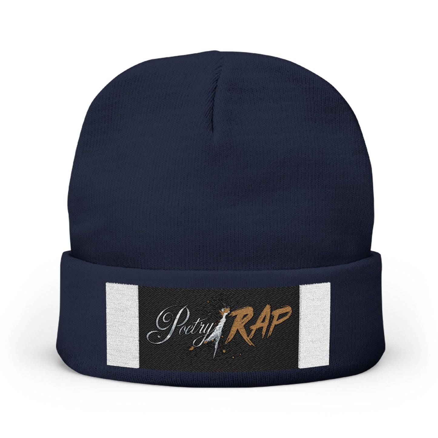 Beanie Hat - New Poetry Rap Embroidered Knit Beanie for Cold Weather Style