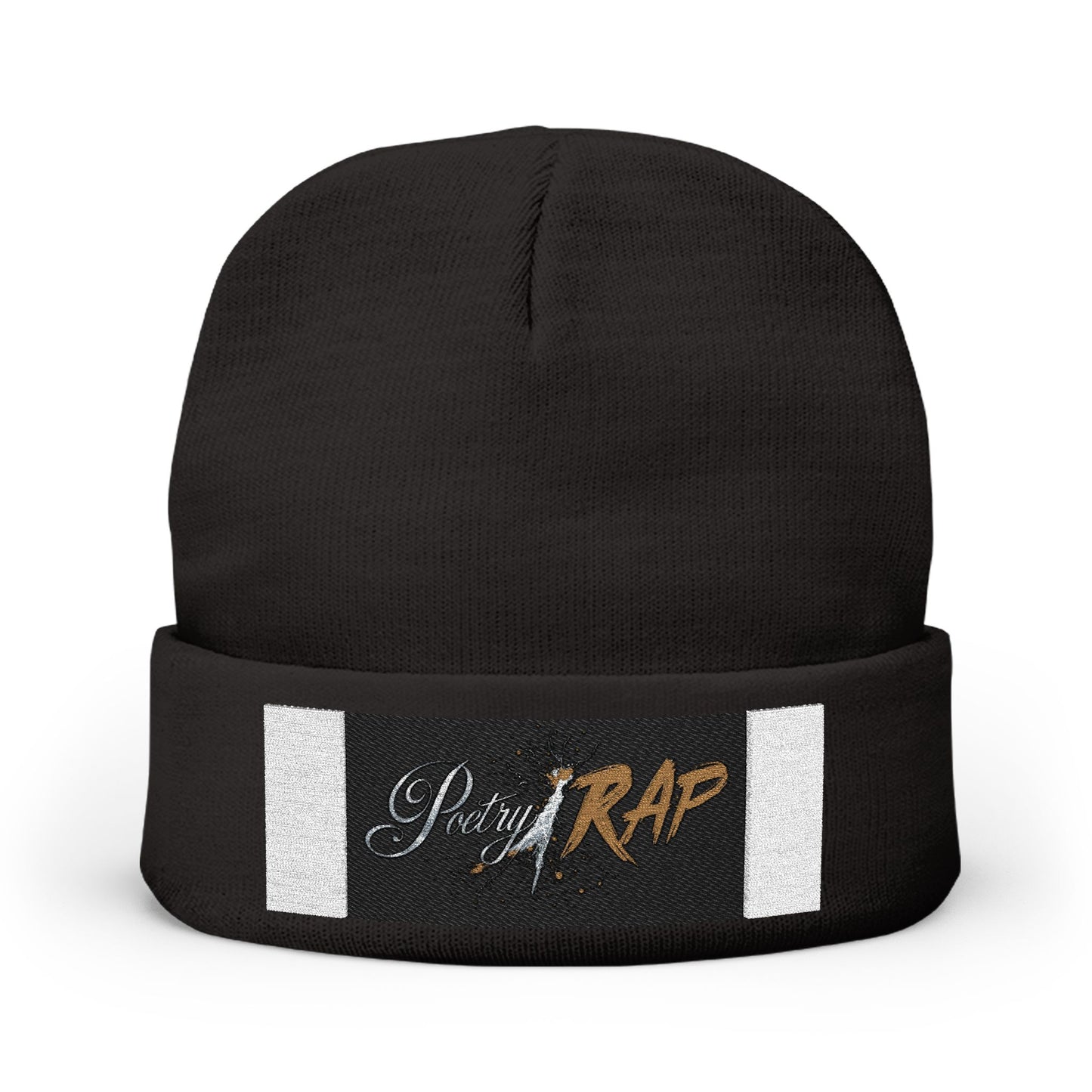 Beanie Hat - New Poetry Rap Embroidered Knit Beanie for Cold Weather Style