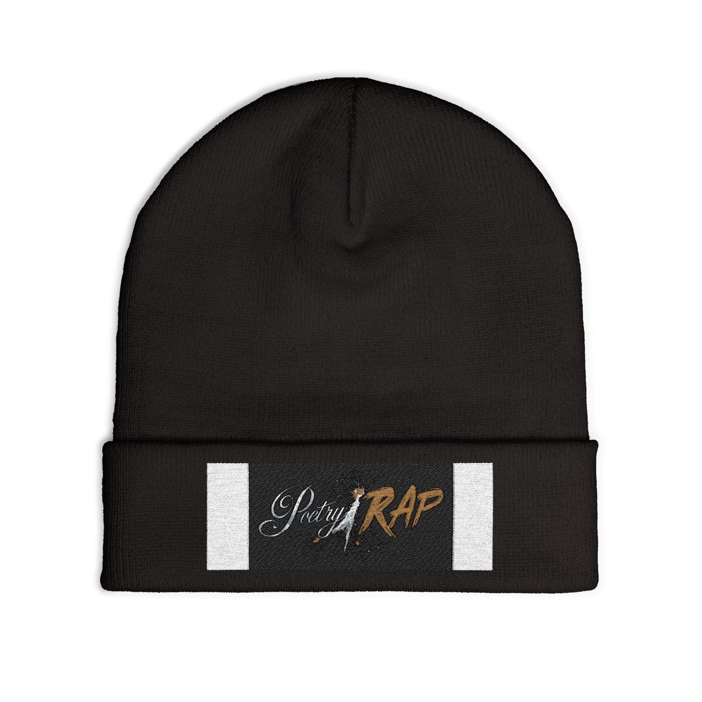 Beanie Hat - New Poetry Rap Embroidered Knit Beanie for Cold Weather Style
