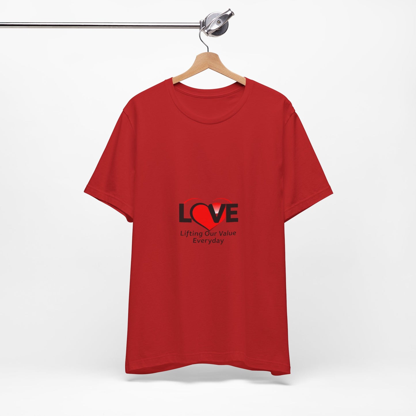Love Value Unisex Jersey Tee - Inspirational Everyday Wear