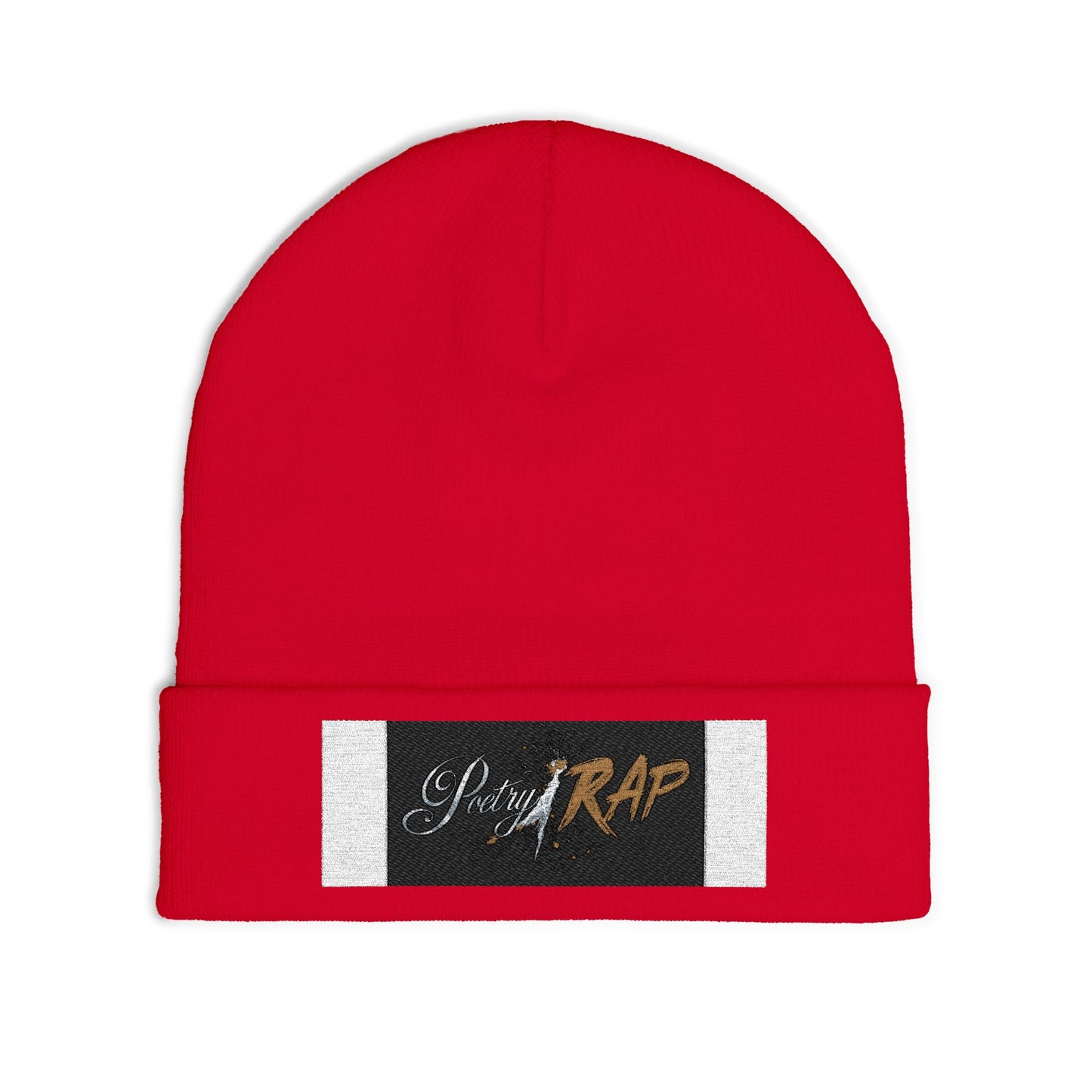 Beanie Hat - New Poetry Rap Embroidered Knit Beanie for Cold Weather Style