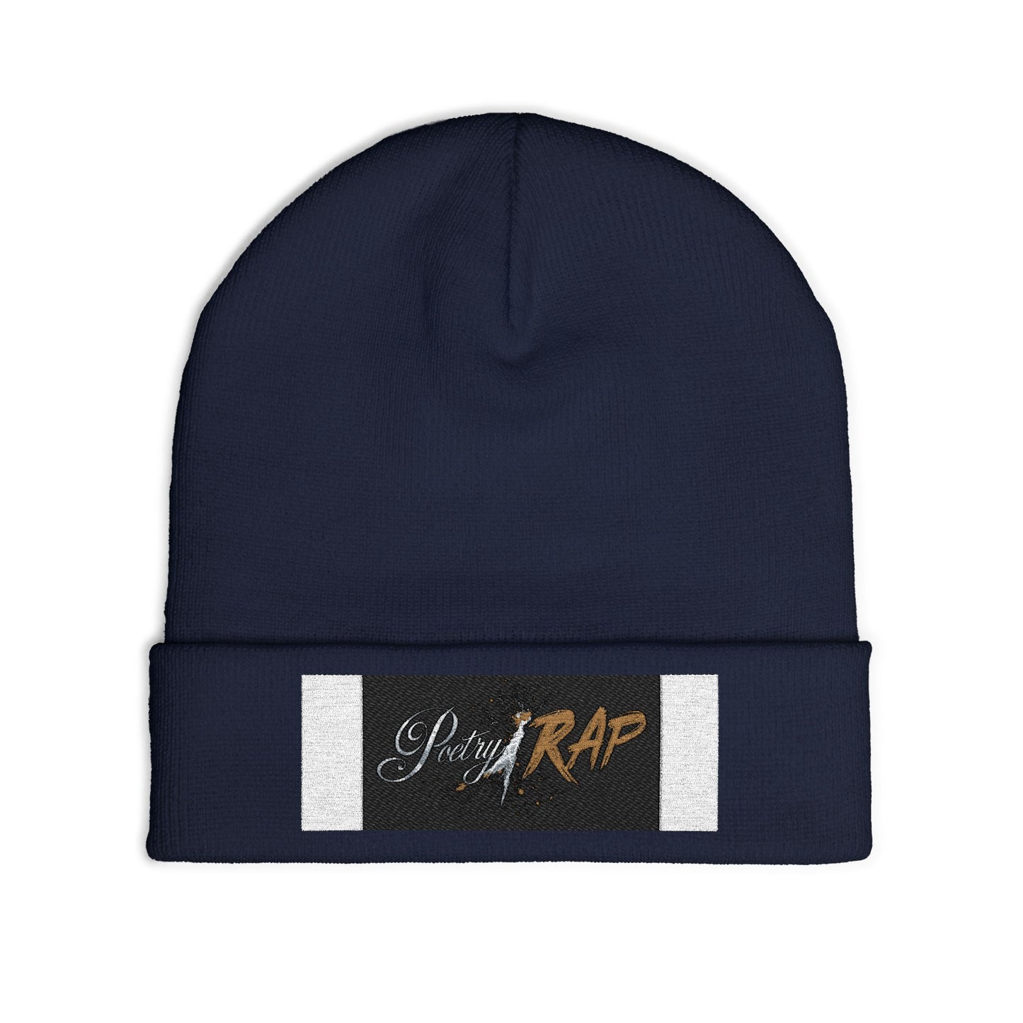 Beanie Hat - New Poetry Rap Embroidered Knit Beanie for Cold Weather Style