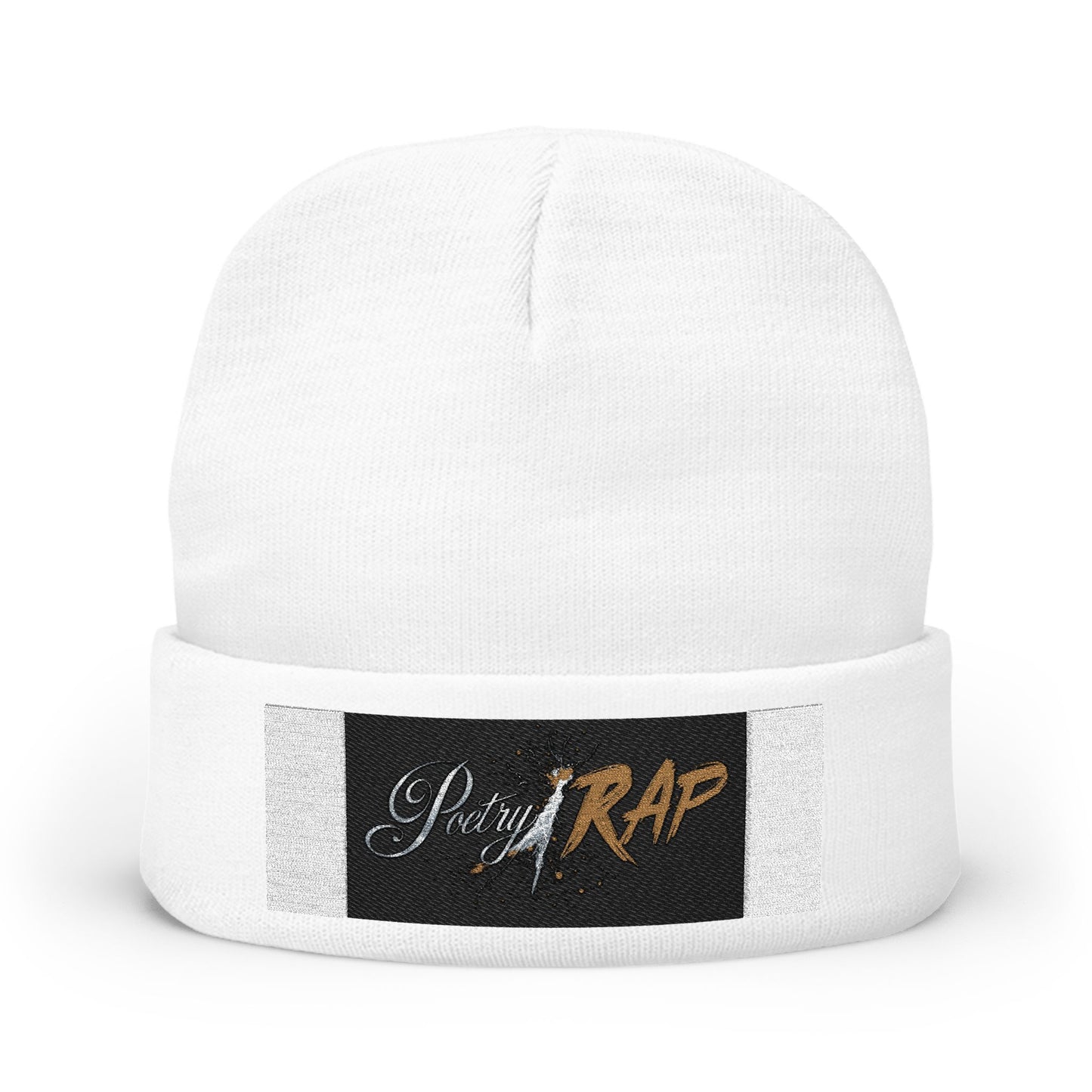 Beanie Hat - New Poetry Rap Embroidered Knit Beanie for Cold Weather Style